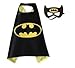 Color-N-Splash Three Piece Superhero Cape & Mask Sets for Pretend Play, Dress up, Parties by