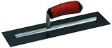 MARSHALLTOWN The Premier Line 13239 12-Inch by 3-Inch Blue Steel Finishing Trowel with DuraSoft Handle