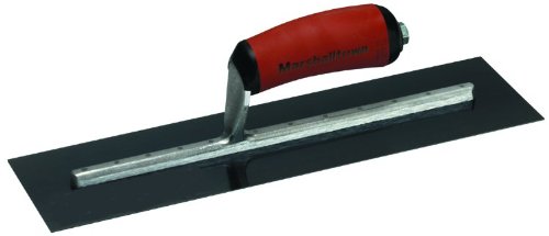 Best Price MARSHALLTOWN The Premier Line 13239 12-Inch by 3-Inch Blue Steel Finishing Trowel with DuraSoft Handle
