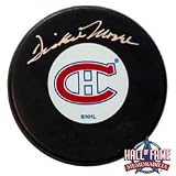 Dickie Moore Autographed/Hand Signed Montreal Canadiens Hockey Puck