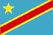 Congo ? Zaire Flag 58mm Round Large Pin Badge****
