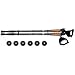 Nordic Walking Teleskopst�cke 65 cm bis 138cm - GS gepr�ft - Schwarz
