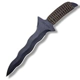 Cold Steel Naga Kris, Paracord Wrapped Handle, Black Blade., Cordura