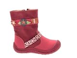 CHATTERBOX CHILDRENS GIRLS KIDS DESIGNER HELENA WINTER ANKLE BOOTS SHOES BUTTERFLY FLOWER BLACK / PINK SIZES 5 - 10
