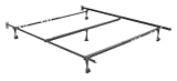 Adjustable Queen Sturdy Metal Bed Frame w/ Rug Savers By Fashion Bed Group