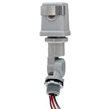 Intermatic K4223C - Photo Control - Thermal Type Photocell - Stem and Swivel Mounting - Dusk-To-Dawn - 208-277 Volt