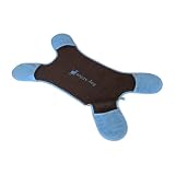 Pet Supplies : Soggy Dog Towel, Medium Brown and Blue