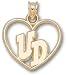 Univ Of Alabama Crimson Tide A Round 1/2 Charm/Pendant -14K/10K, Stainless Steel or Gold Plated
