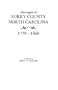 Marriages of Surry County, North Carolina, 1779-1868