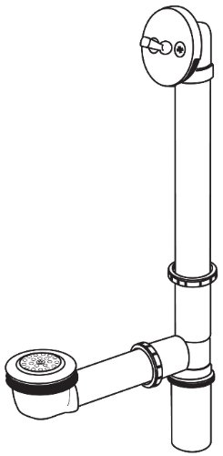 Delta Faucet RP293 Bath Waste Assembly, Chrome