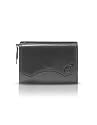 Francesco Biasia Gem - Calf Leather French Purse Wallet Black