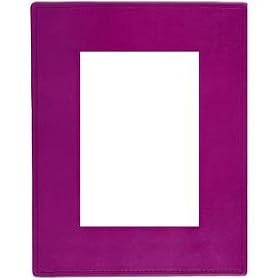 RODEO MAGENTA WIDE cowhide leather pebble grain frame by Raika [Camera] [Camera]
