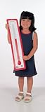 FRANK SCHAFFER PUBLICATIONS DEMONSTRATION THERMOMETER6 X 25-1 2 SLIDING RED BAND