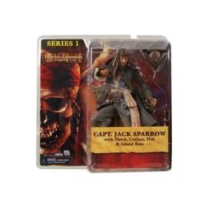 NECA "Capt. Jack Sparrow" Pirates of the Caribbean At World's End Series 1 Action Figure