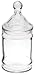 Anchor Hocking 95596 12-Ounce Clear-Glass Apothecary Jars with Lids, Set of 6