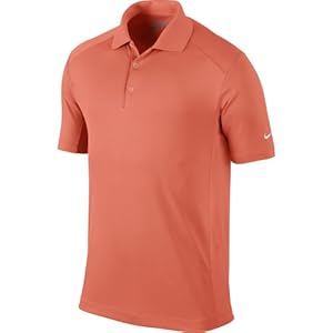 Nike Golf 2014 Dri-FIT Victory Polo Turf Orange/White XL