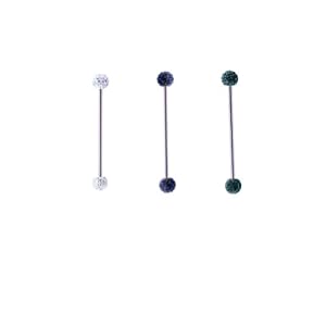 Kadima Body Piercing Jewelry Lot of 3 14G 5/8