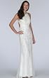 Ivory Dress. Bridal Gown. Wedding Dress. Formal Beaded Gown. Womens Long Evening Gown by Sean Collection (1856)