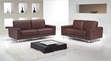 Sloane Genuine Leather Sofa Suite 3+2