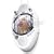 jWIN Electronics Fog Free Shower Mirror with Stereo Radio and CD Player JX-M85