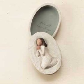 Angel of Prayer Keepsake Box by Willow Tree