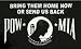 NEOPlex Economy 3' x 5' Military Flag - P.O.W. - M.I.A. Bring Them Home