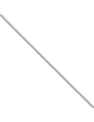 2 mm, Sterling Silver, Round Snake Chain - 30 inch