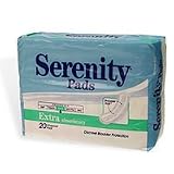 Serenity Extra Absorbency Pads Light to Moderate Protection - 20 pads / Bag 6 Bags / Case
