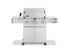 Weber 2740001 Summit S-470 Grill, Propane, Stainless Steel