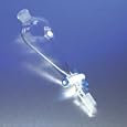 Corning Pyrex Squibb Separatory Funnel w/PTFE-Fluorocarbon--Resin Stopcock Plug and 19/22 Inner and Outer Joints, Funnel Sep Squibb, PTFE Stopcock, No stopper, 125mL