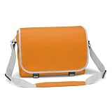 Original Bag Base Messenger Bag / Kuriertasche / Umh�ngetasche mit Schultergurt und Reissverschlusstaschen in Orange - Grau