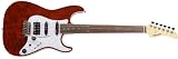Fernandes Guitars Revolver Classic see thru Amber Electric Guitar, Transparent amber
