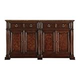 Stanley Furniture Grand Continental Empire Marble Top Buffet in Antique Ter ....