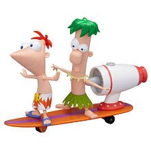 Disney Phineas and Ferb Surfin' Tidal Wave Figure Play Set -- 2-Pc.