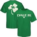 #88 Dale Earnhardt Jr. Kelly Green St. Patrick's Day Two-Sided Clover T-shirt