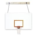 First Team SuperMount 46 Magnum Wall-Mounted Basketball Hoop with 72 Inch Steel Backboard