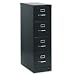 Office Products : 4-Drawer Letter File, Vertical, 15x25x52, Black