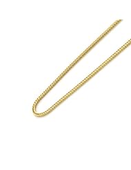 14K Yellow Gold 1mm Box Chain Necklace 16"