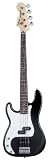 Squier by Fender Standard P Bass Special Left-Handed Electric Bass Guitar, Black Metallic Rosewood Fretboard