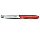 R H. Forschner by Victorinox 4-1/4-Inch Fork-tipped Tomato Knife, Red Polypropylene Handle