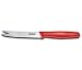 R H. Forschner by Victorinox 4-1/4-Inch Fork-tipped Tomato Knife, Red Polypropylene Handle