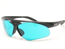 Bolle Sunglasses Vigilante Matte Black Frame with T-STD Competivision Tennis and TNS Gun 2 Lens Set