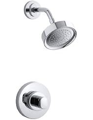 Home Improvement: KOHLER K-T10056-9-CP Oblo Rite-Temp Pressure-Balancing Shower Faucet Trim, Valve not Included, Polished Chrome - KOHLER
