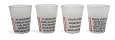 Alcohol Warning Shot Glasses