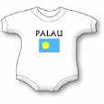 Palau Flag T Baby Ultrasoft Onesie