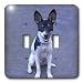 Dogs Fox Terrier - Toy Fox Terrier 2 - Light Switch Covers - double toggle switch