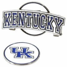 Kentucky Wildcats Slider Clip With Golf Ball Marker Of 3)