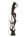 Large Guitarist Sculpture-Cast Aluminum