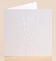 Love Laughter Letters Wedding Card