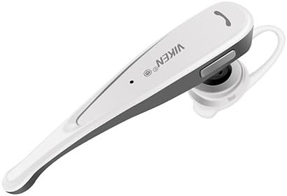 Viken V6 Series Wireless Bluetooth Headsets Noise Cancellation Headphones Bluetooth Bluetooth Earbuds w/ Microphone [ Sports / Running / Gym / Exercise/ Sweatproof ] Wireless Bluetooth Earbuds Headset Earphones for iPhone 6, 6 Plus, 5 5c 5s 4 and Android (White)